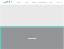 Tablet Screenshot of dualtec.co.uk